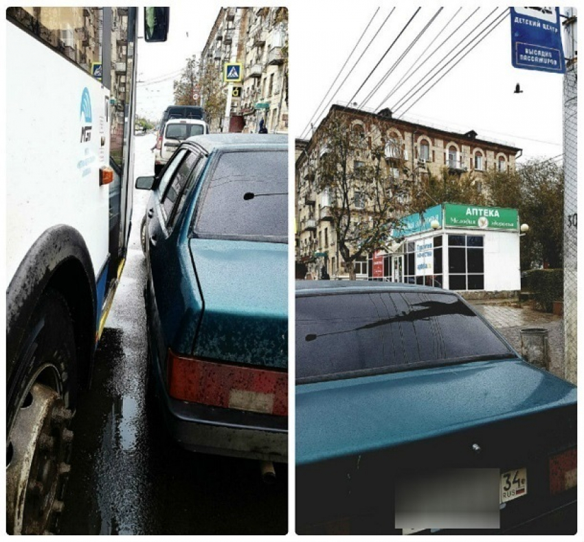 Водитель ВАЗа заставил бабушек выходить из автобуса «Питеравто» прямо в салон его машины