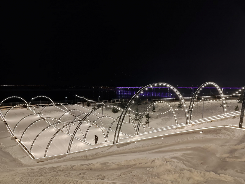 С 10 января в Центральном парке Волгограда заработает второй комплекс снежных горок 