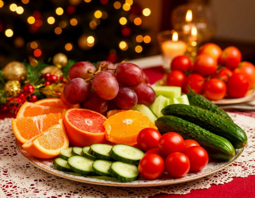 Праздничная свежесть: овощи, фрукты и орехи для вашего стола 