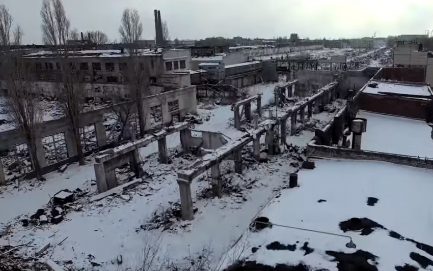 "Полная разруха": Волгоградский тракторный завод попал в объектив квадрокоптера