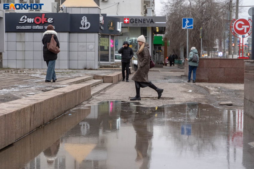 Похолодание и снегодождь ждут волгоградцев на предстоящей неделе 