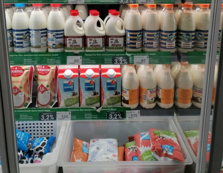 Волгоградцам пообещали наглядно показать перемены на молочных витринах в ближайшие пару недель