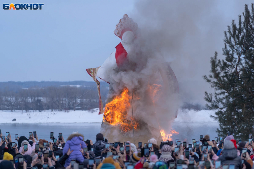 Волгоградский парк установил рекорд по числу гостей на Масленицу