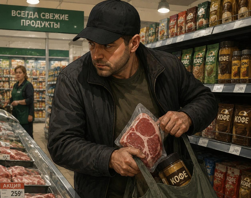 Кофе и мясо на 7 тысяч рублей вынесли волгоградцы из магазинов