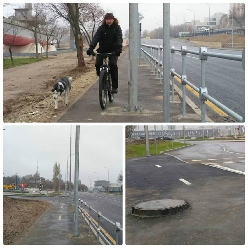 Власти подарили волгоградцам опасную для жизни велодорожку вдоль набережной