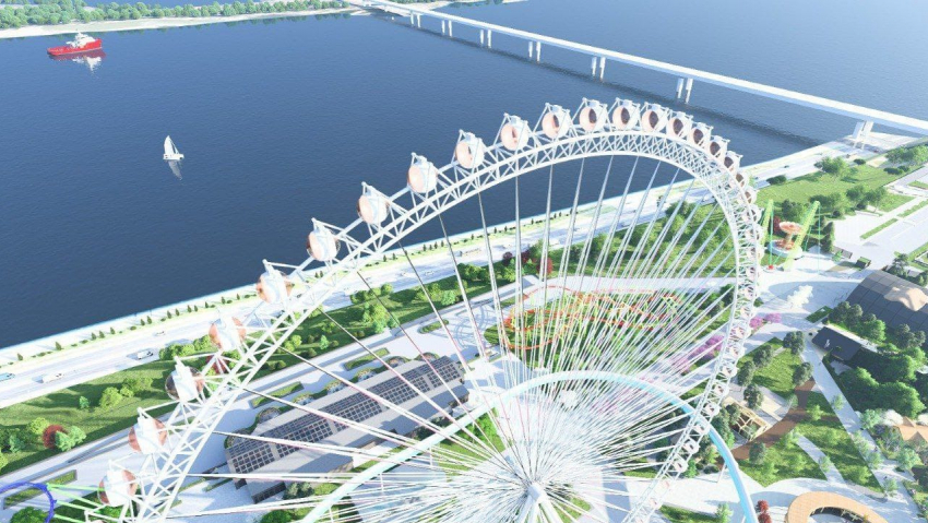 Когда волгоградцы смогут прокатиться на 120-метровом колесе обозрения