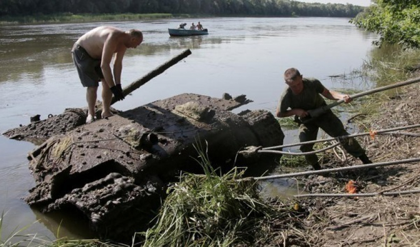 Последний сохранившийся Т-34 Сталинградского тракторного найден в Воронежской области