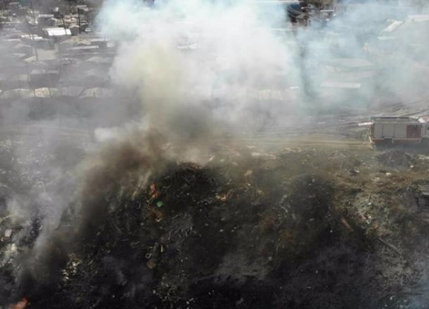 Крупный пожар в Краснооктябрьском районе Волгограда потушен 