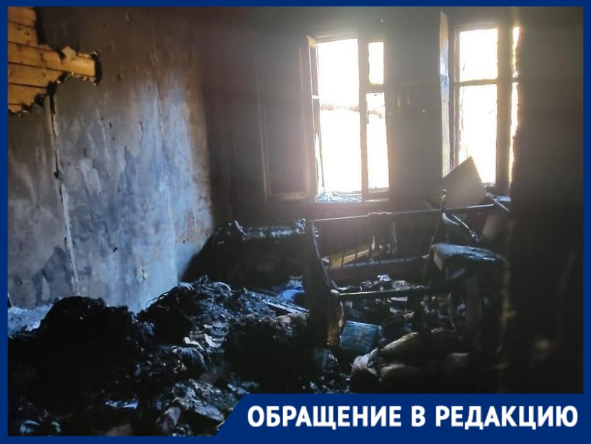 «Сын выпрыгнул в окно»: люди семьями спасались от ночного пожара в Волгограде