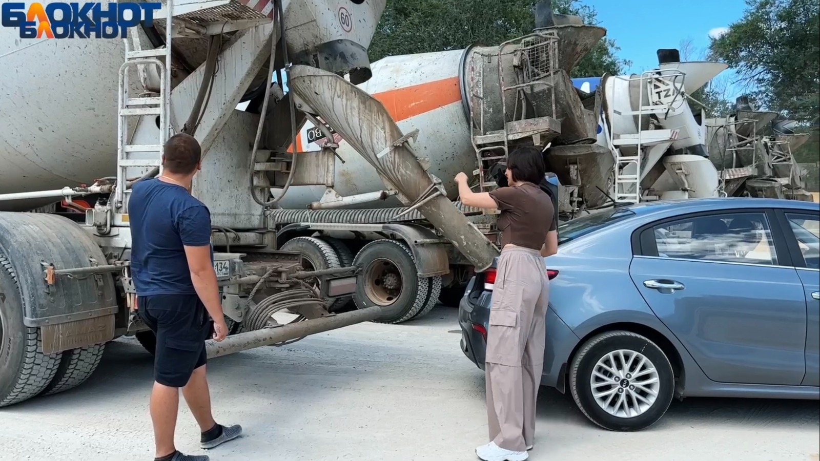 Волгоградской журналистке отказали в самовывозе бетона