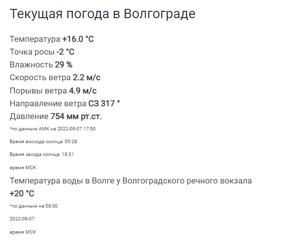 Вода в волге волгоград температура сегодня