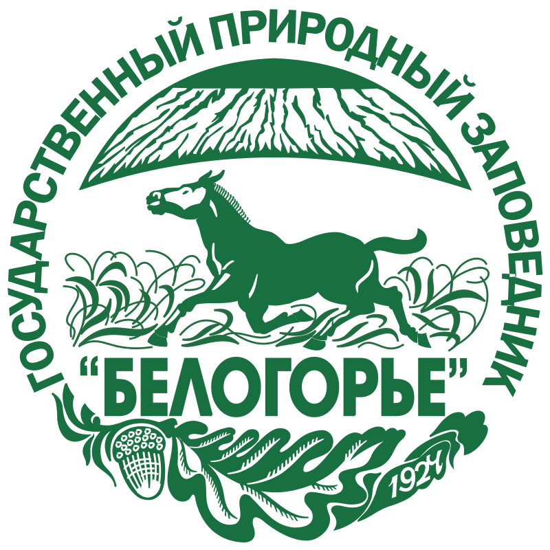 Тарпан на эмблеме заповедника «Белогорье».png