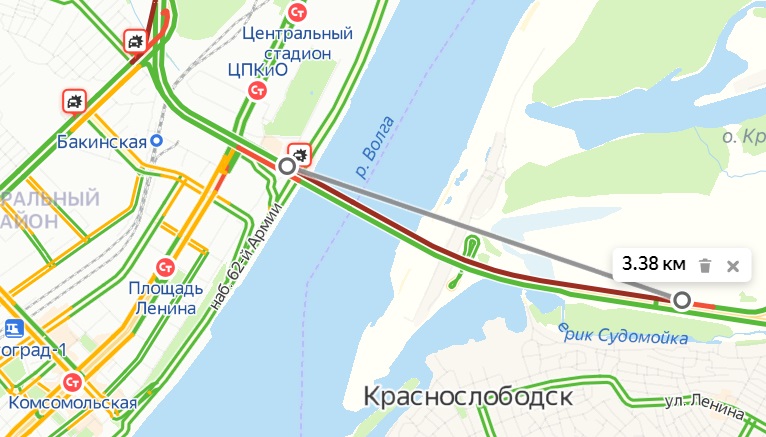 Мост волгоград карта